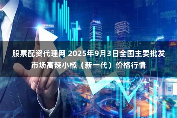 股票配资代理网 2025年9月3日全国主要批发市场高辣小椒（新一代）价格行情